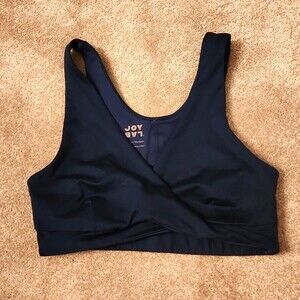 JoyLab Navy Blue Cutout Sports Bra Size M